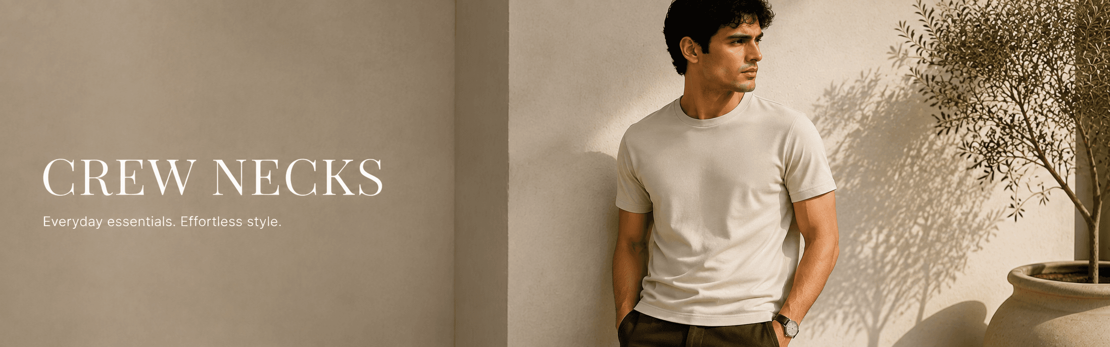 Crew neck tees collection