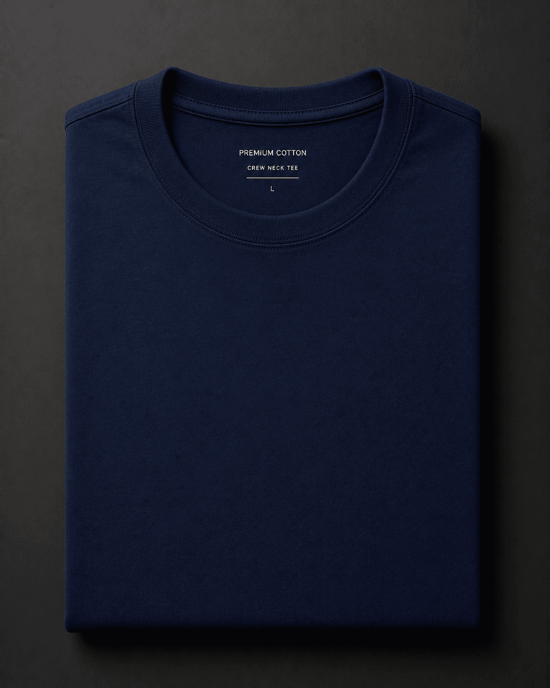 Navy Crew Neck Tee