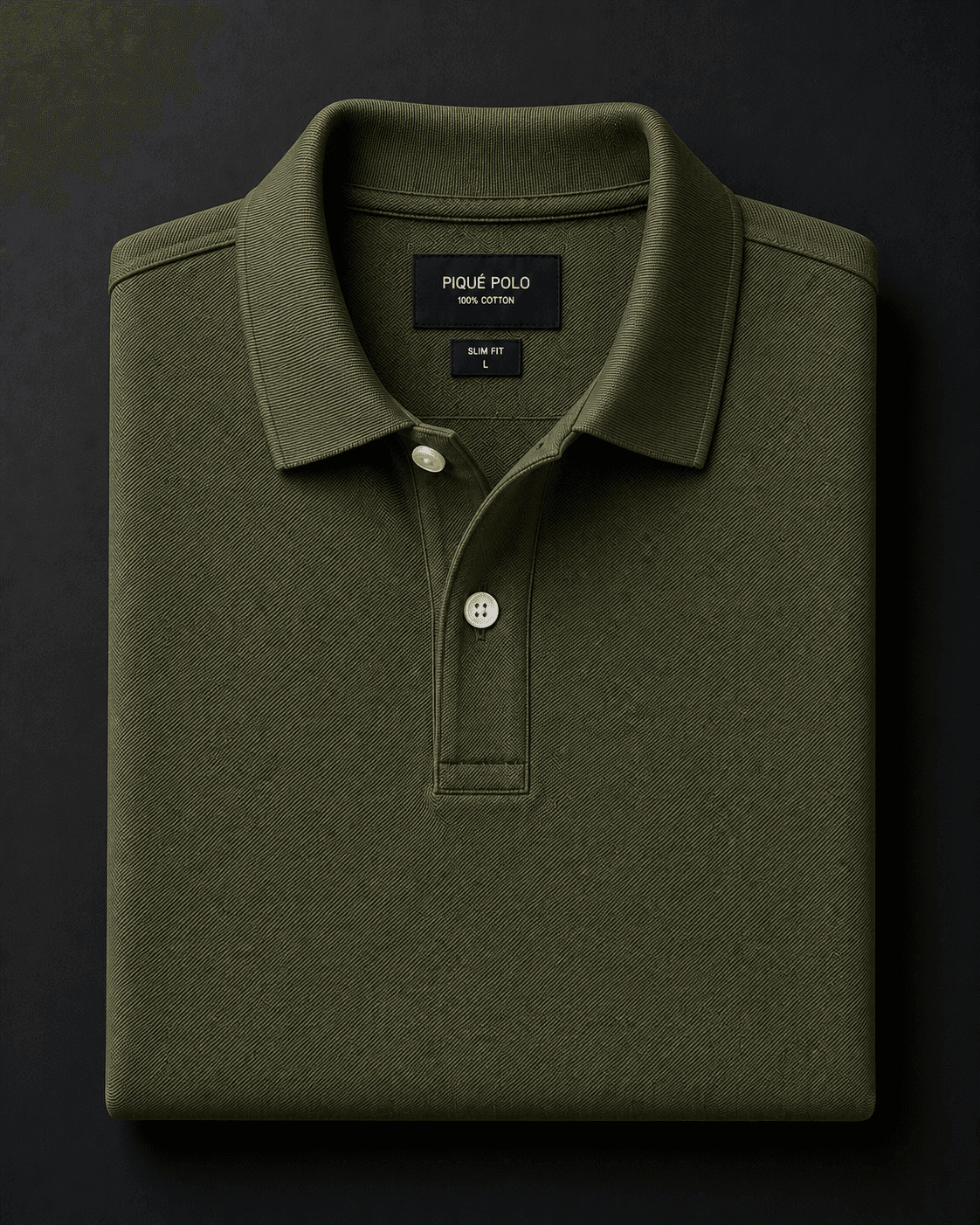 Olive Piqué Polo